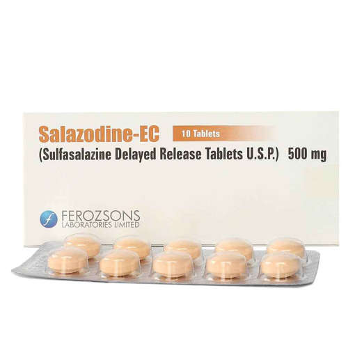 Picture of Salazodine-ec Tab 500mg 10x1s