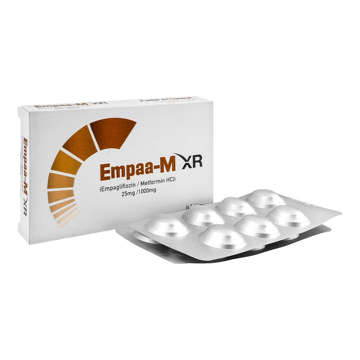 Picture of Empaa M Xr 25/1000mg Tab 14x1s