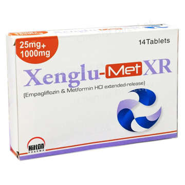 Picture of Xenglu Met Xr 25/1000mg Tab 7x2s