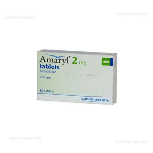 Picture of Amaryl 2mg Tab 1x30s