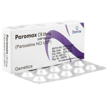 Picture of Paromax Cr 25mg Tab 10x3s