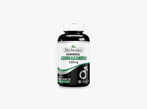 Picture of Herbiotics Ashwagandha 400mg Cap 30x1s