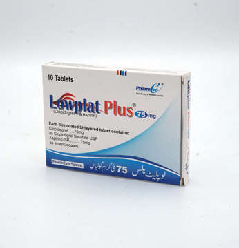Picture of Lowplat Plus 75mg 10x1s