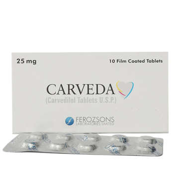Picture of Carveda 25mg Tab 10x1s