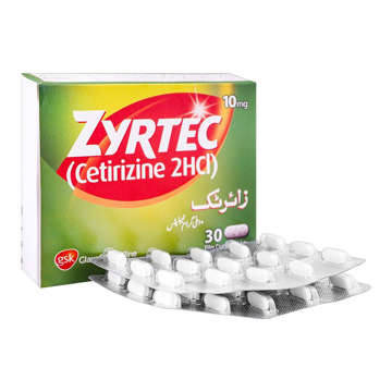 Picture of Zyrtec 10mg Tab 1x30s