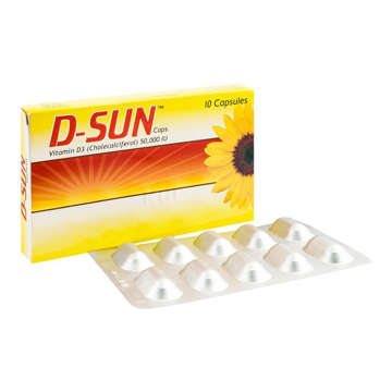 Picture of D Sun 50000iu Caps 10x1s