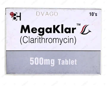 Picture of Megaklar 500mg Tab 1x10s