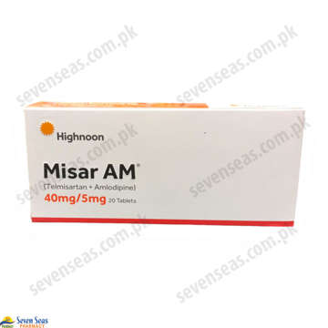 Picture of Misar Am 40/5mg Tab 10x2s