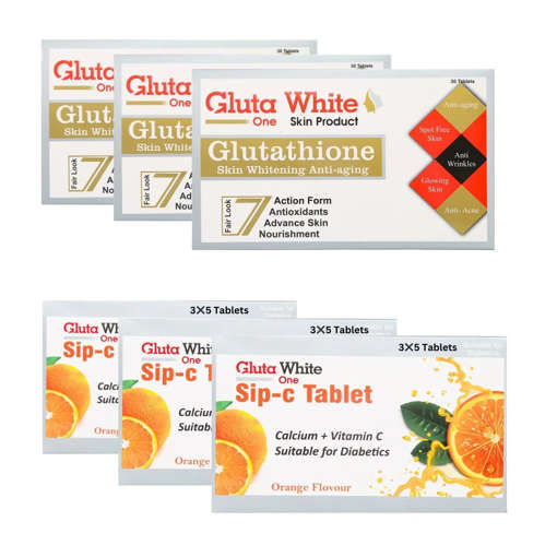 Picture of Gluta White One Supplement Tab 30x1s